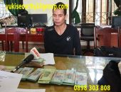 Xác định danh tính kẻ dùng súng giả cướp ngân hàng ở Long Biên - 1 Hiện trường nơi xảy ra vụ cướp ng
